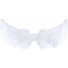 Karnevalový kostým Andělská křídla bílá se třpytkami