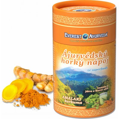 Everest Ayurveda Amalaki Kurkumovník dlouhý sypaná směs 100 g – Zboží Mobilmania