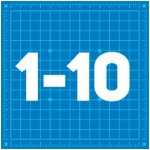 Kai´s Education KaiBot Magnetické dlaždice 1-10 KAI-TILE-1-10 – Sleviste.cz