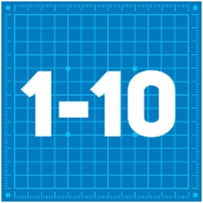 Kai´s Education KaiBot Magnetické dlaždice 1-10 KAI-TILE-1-10 – Sleviste.cz