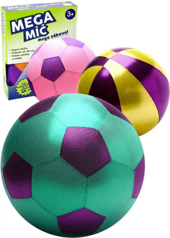 MAC TOYS Mega míč 40cm velký látkový nafukovací balon od 189 Kč - Heureka.cz