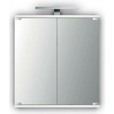 JOKEY Kandi LED bílá zrcadlová skříňka MDF 111912222-0110 – Sleviste.cz