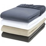 Livarno Home Žerzejové napínací prostěradlo 90-100x200 šedá – Zboží Dáma