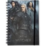 CurePink Blok s kroužkovou vazbou Netflix The Witcher Zaklínač Connected By Fate A5 21 x 14,8 cm SR73545 – Zboží Živě