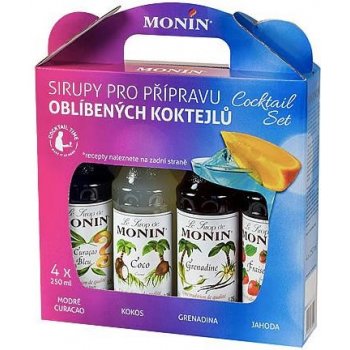 Monin Cocktail box 4 x 250 l