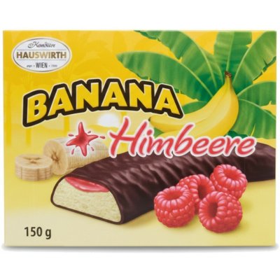 Hauswirth Schoko-Bananen Himbeer 150 g – Zboží Mobilmania