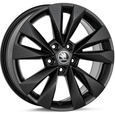 Škoda Kuma 7x17 5x112 ET45 black metallic – Zboží Mobilmania