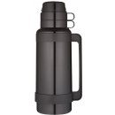 Thermos skleněná termoska se dvěma šálky 1 l černá