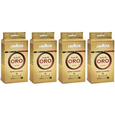 Lavazza Qualità Oro mletá káv 4 x 250 g – Zboží Mobilmania