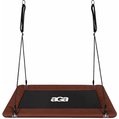 Aga Závěsný houpací obdelník Hnědý – Hledejceny.cz