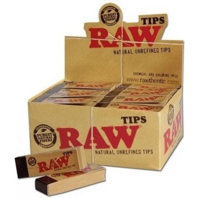 RAW filtry úzké nebělené 50 x 50 ks – Zboží Dáma