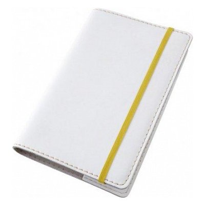 Moleskine Kožený obal na diář M 18 x 12 cm kůže bílá deluxe – Zboží Mobilmania
