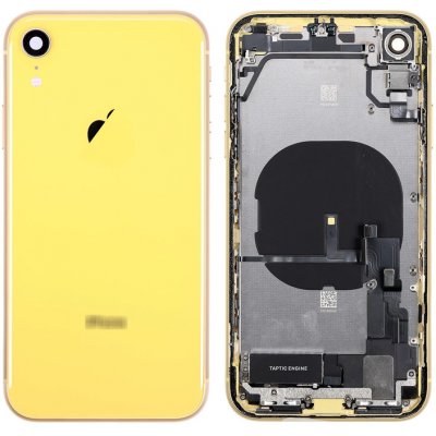 Apple iPhone XR - Zadní Housing - žlutý s malými instalovanými díly – Zboží Mobilmania