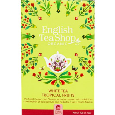 English Tea Shop Bio Čaj Bílý s tropickým ovocem 20 sáčků – Hledejceny.cz