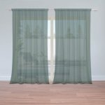 Sablio Záclony Lesní zelená 2: 2ks 150x250cm – Hledejceny.cz