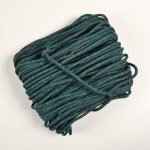 Takoy Třpytivá pletená bavlněná šňůra s lurexem 7mm premium petrolejová – Hledejceny.cz