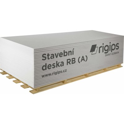 Deska sádrokartonová Rigips RB (A) 9,5×1250×2000 mm – Zbozi.Blesk.cz