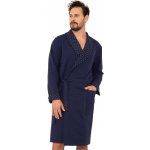 Italian Fashion Gerard pánský bavlněný župan blue – Zboží Dáma