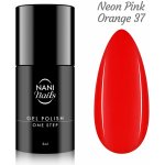 NANI Gel lak One Step Lux Neon Pink Orange 5 ml – Zboží Mobilmania