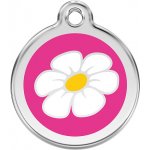 Red Dingo známka Daisy Flower Hot Pink Sedmikráska tmavě růžová S 20 mm – Zboží Dáma