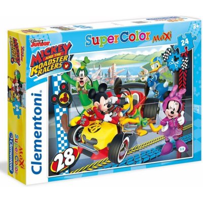 Clementoni Mickey Mouse Závody 24 dílků – Zboží Mobilmania