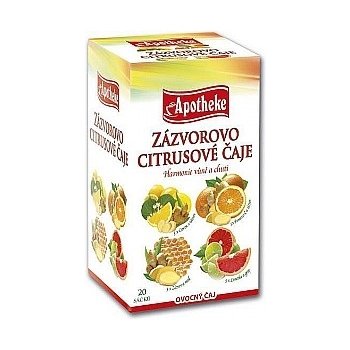 Apotheke Zázvorovo citrusové čaje 4v1 20 x 2 g