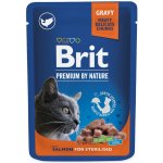 Brit Premium Cat Salmon for Sterilised 100 g – Zboží Mobilmania