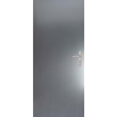 Hörmann ZK Plechové dveře 90 L, 900 × 1970 mm, pozinkované, levé, plné 692883