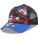 New Era 9FORTY Kids A Frame Trucker DC Print Superman Blue Azure / Black