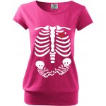 Bezvatriko tričko pro těhotné maminky Kostřičky dvojčátka Purpurová – Sleviste.cz