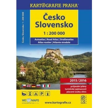 Česko Slovensko – autoatlas 1 : 200 000