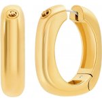 Michael Kors Pozlacené oválné náušnice Premium MKJ8603710 – Zbozi.Blesk.cz