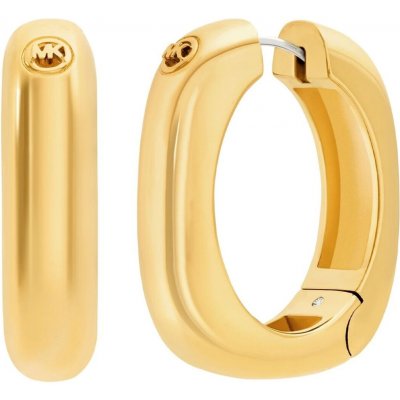 Michael Kors Pozlacené oválné náušnice Premium MKJ8603710 – Zbozi.Blesk.cz