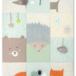 MoMi Hrací deka VOLPI patchwork – Sleviste.cz