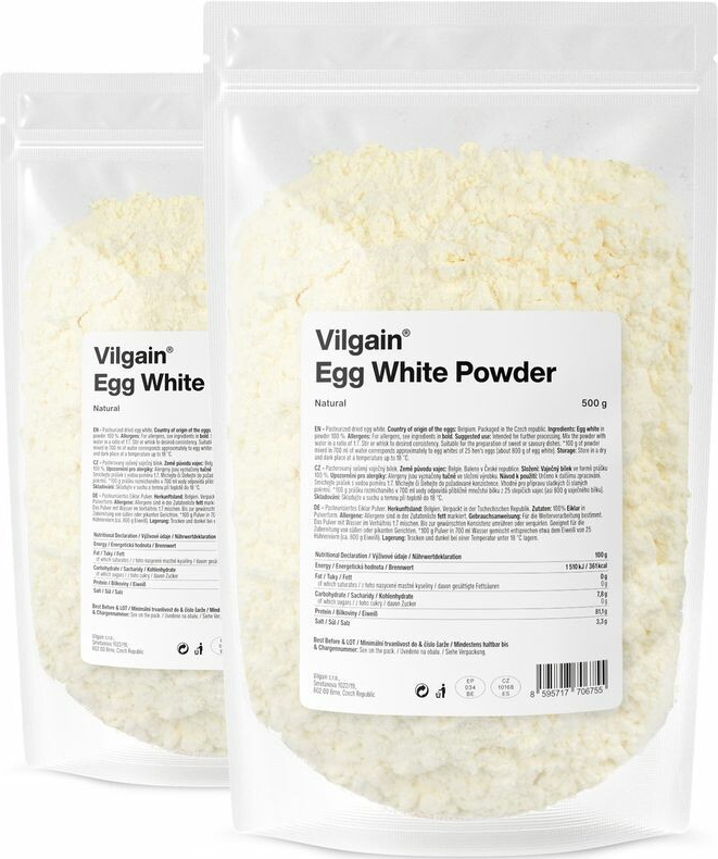 Vilgain Vaječné bílky 500 g