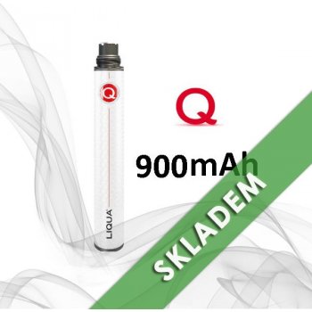 Liqua Q Vaping Pen baterie White 900mAh