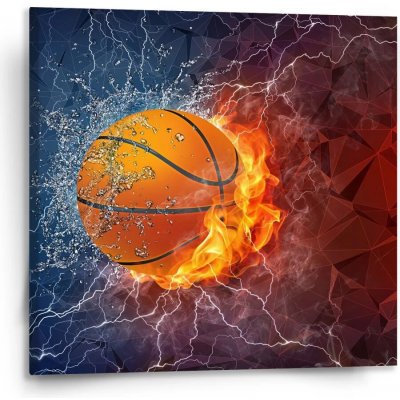 Sablio Obraz Basketbalový míč - 110x110 cm – Hledejceny.cz