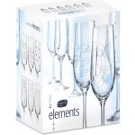 Crystalex-Bohemia Crystal Crystalex Sklenice na šumivé víno VIOLA ELEMENTS 6 ks 190 ml – Zbozi.Blesk.cz