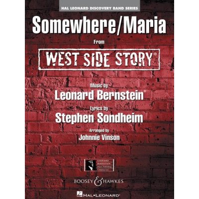 Leonard Bernstein Somewhere Maria snadné noty pro koncertní orchestr, party, partitura – Sleviste.cz