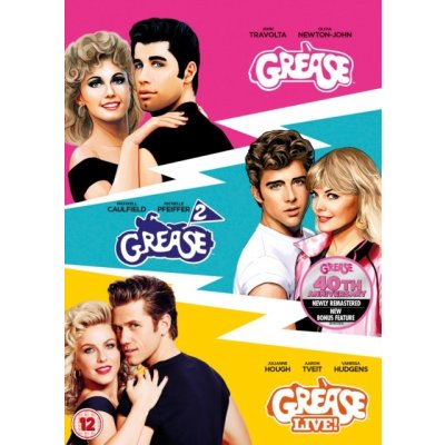 Grease/Grease 2/Grease Live! DVD – Sleviste.cz