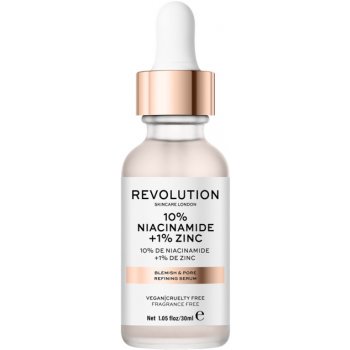 Makeup Revolution Skincare 10% Niacinamide + 1% Zinc sérum 30 ml