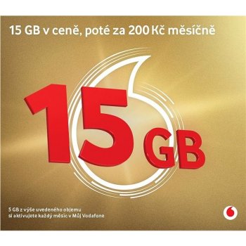Vodafone SIM zlatá karta SK48A187