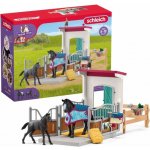 Schleich 42437 Box pro koně s Tori a Princess – Zboží Dáma