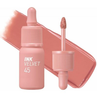 Peripera Ink The Velvet 45 Pink Beige Nude sametový tint na rty pro dlouhotrvající barvu a hydrataci 4 g – Hledejceny.cz