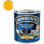 Akzo Nobel Hammerite přímo na rez, 0,25l, hladký žlutý – Hledejceny.cz