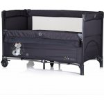 Chipolino Postýlka cestovní se sklopnou bočnicí Relax Anthracite – Zbozi.Blesk.cz