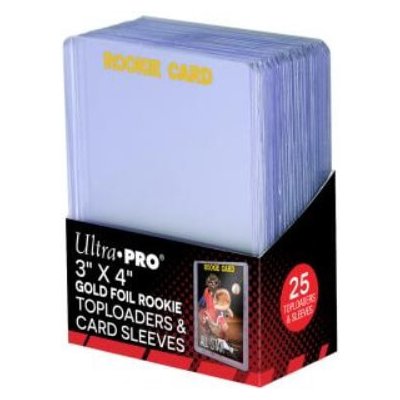 Ultra Pro Toploader 3x4 Rookie Toploaders and Card Sleeves 25 ks