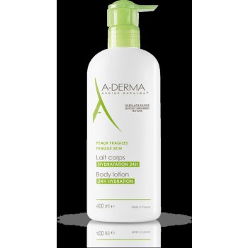 A-Derma Original Care hydratační tělové mléko (Softens and Moisturises 24h, with Pump) 400 ml