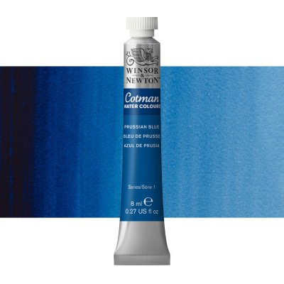 Winsor & Newton Cotman akvarelová barva 8 ml Prussian Blue – Zboží Dáma