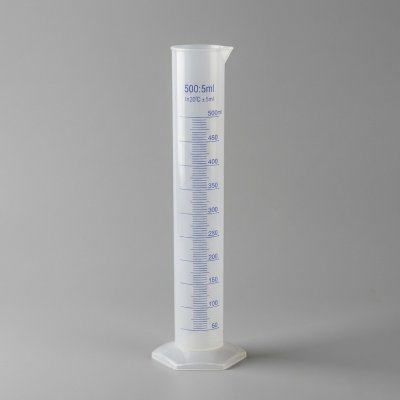Odměrný válec 500 ml plastový se stupnicí / odměrka – Sleviste.cz